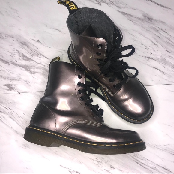 Dr. Martens Shoes - Dr Martens Pascal Pewter Spectra Boots Size 8